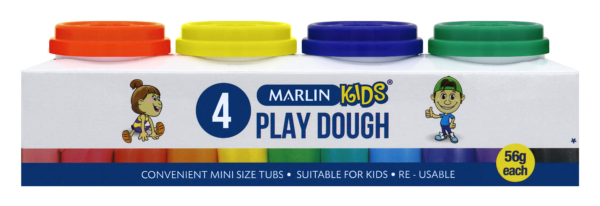 MARLIN KIDS PLAY DOUGH TUBS 4