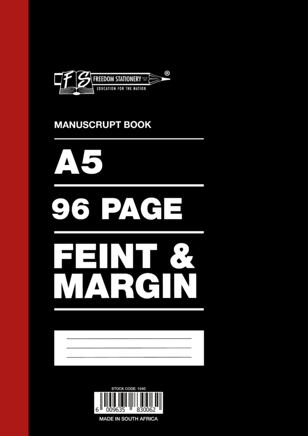 96P A5 MANUSCRIPT BOOKS F/M