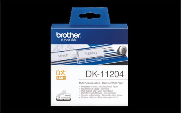 DK 11204 - Multi-Purpose Label (17mm x 54mm) 400 labels/roll