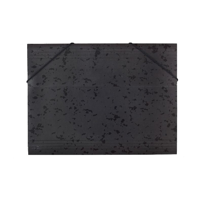 Bantex A4, Manilla 360gsm Document Wallet Premium Black