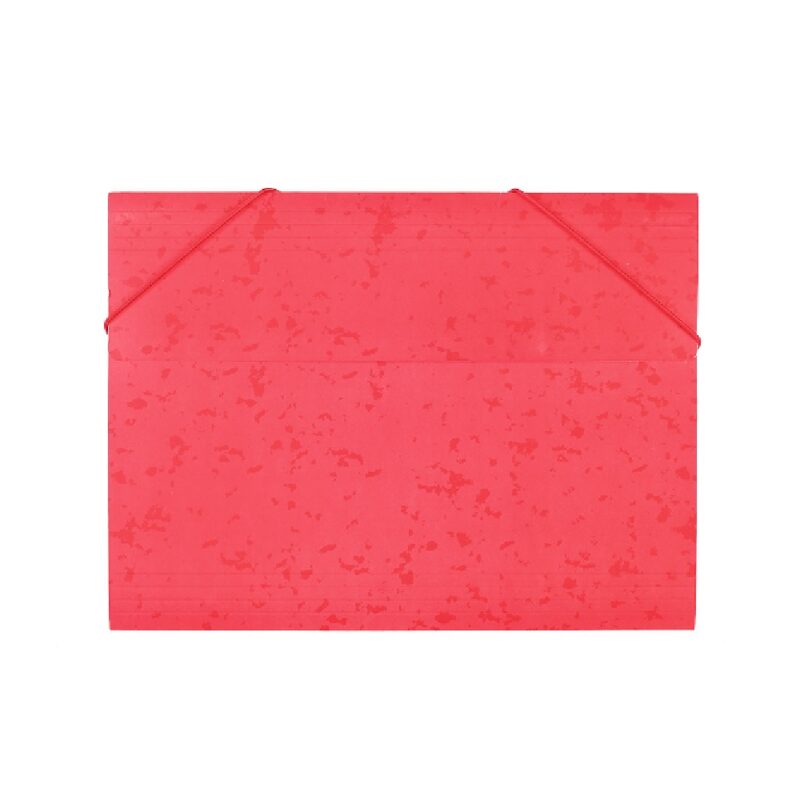 Bantex A4, Manilla 360gsm Document Wallet Premium Red