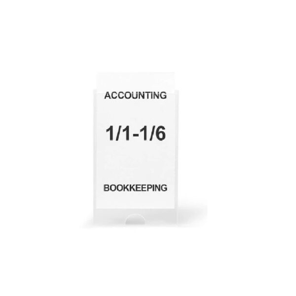 Label Holders 35X102Mm 12 Pk