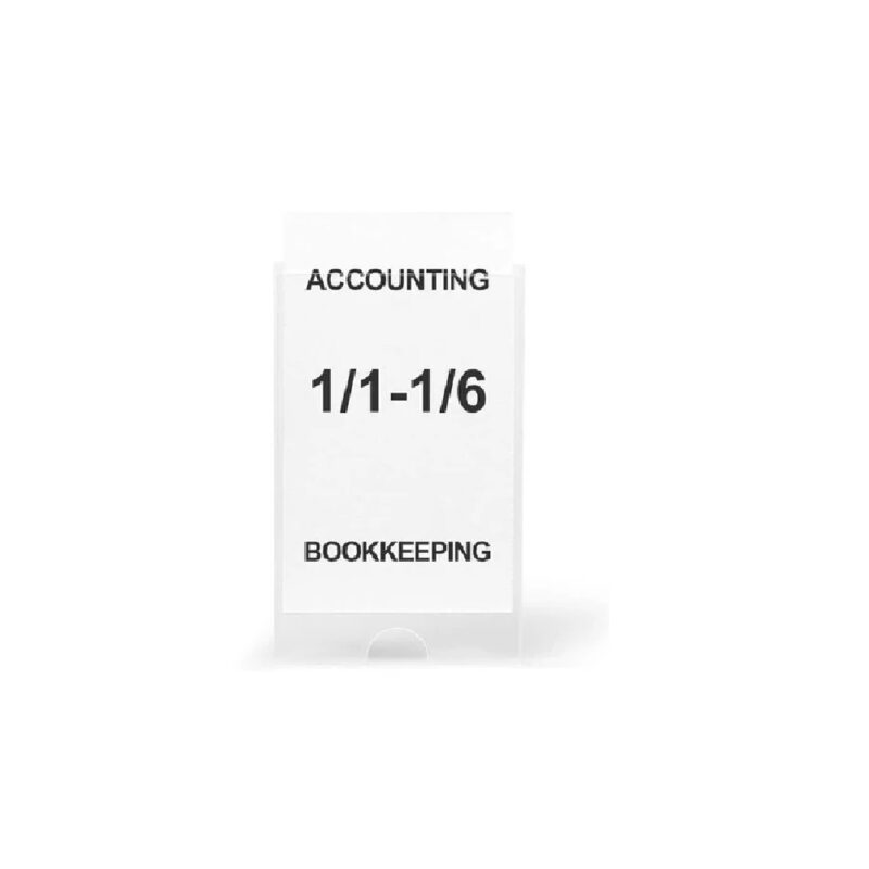 Label Holders 35X102Mm 12 Pk