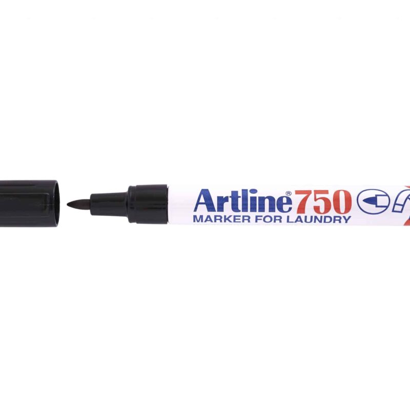Artline 750 Laundry Marker Fine 0.7mm Black