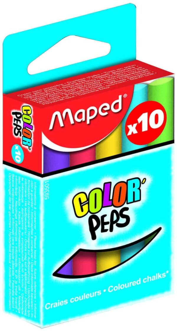 MAPED Chalk Color'Peps Colours 10's
