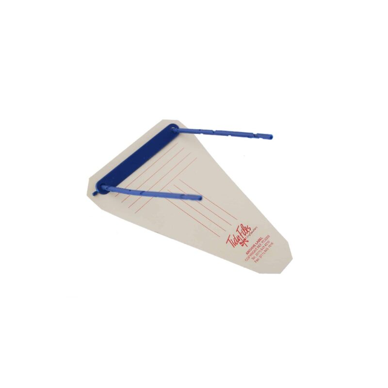Tidy Files - Metal Document Binde &
  Info Label Pk10