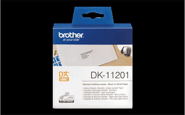 DK 11201 - Standard Address Label (29mm x 90mm) 400 labels/roll