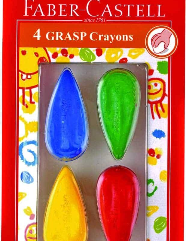 4 GRASP CRAYONS BLISTER PACK