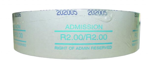 CROXLEY R2.00 Admission Tickets Per Roll