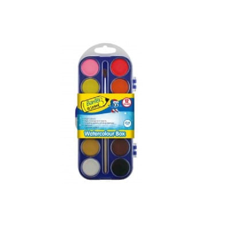 Bantex Watercolor Box (12col)