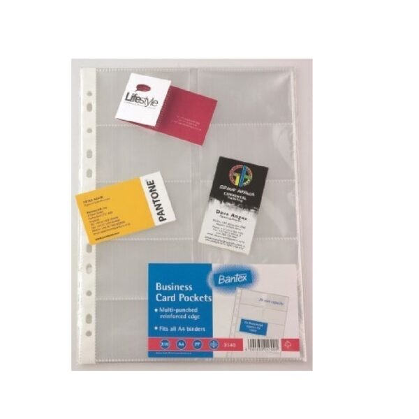 Bantex A4 - 10 PP Refill Pockets for 5923PRF00