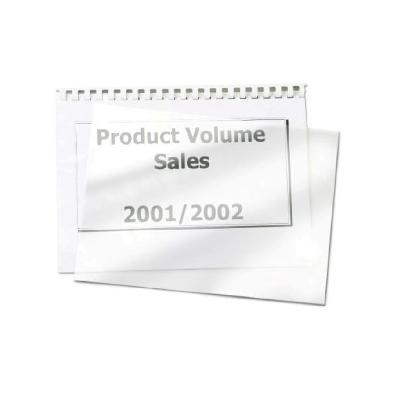 Bantex A4 - Transparent, heavy gauge covers