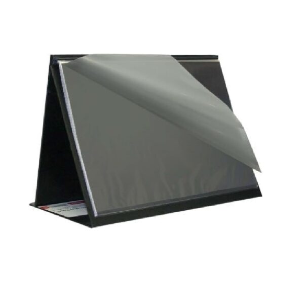 Bantex A4, 3 Fold PVC cover, folds flat. Easel type,
