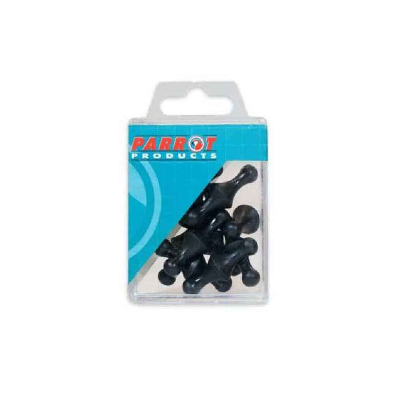 Magnets Map Pins (25/box) Black 16mm