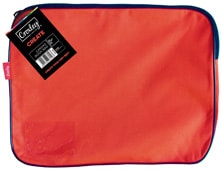 CROXLEY Canvas Gusset Book Bag Red Each