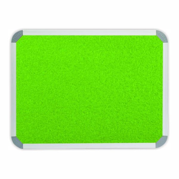 INFO BOARD ALUMINIUM FRAME 900*600MM LIME GREEN