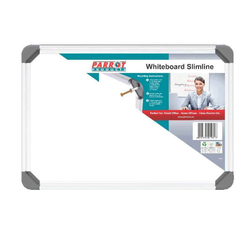 Whiteboard Slimline Non Magnetic 300*450mm