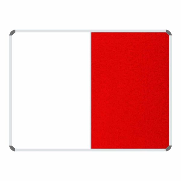 COMBI BOARD NON-MAGNETIC 1200 * 900MM RED