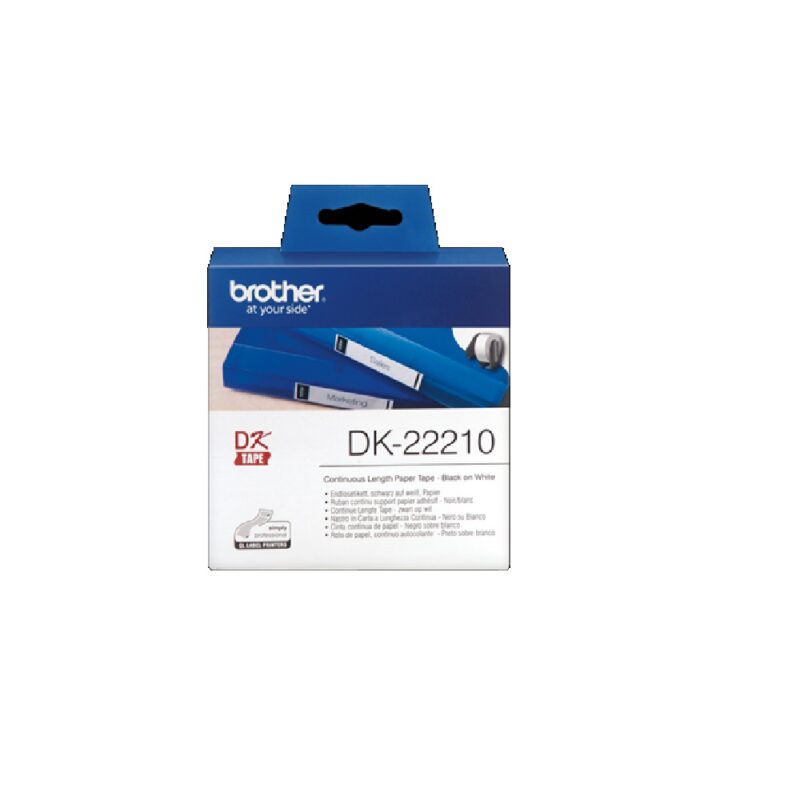 DK 22210 - Continuous Length Label Roll (29mm x 30.48m)