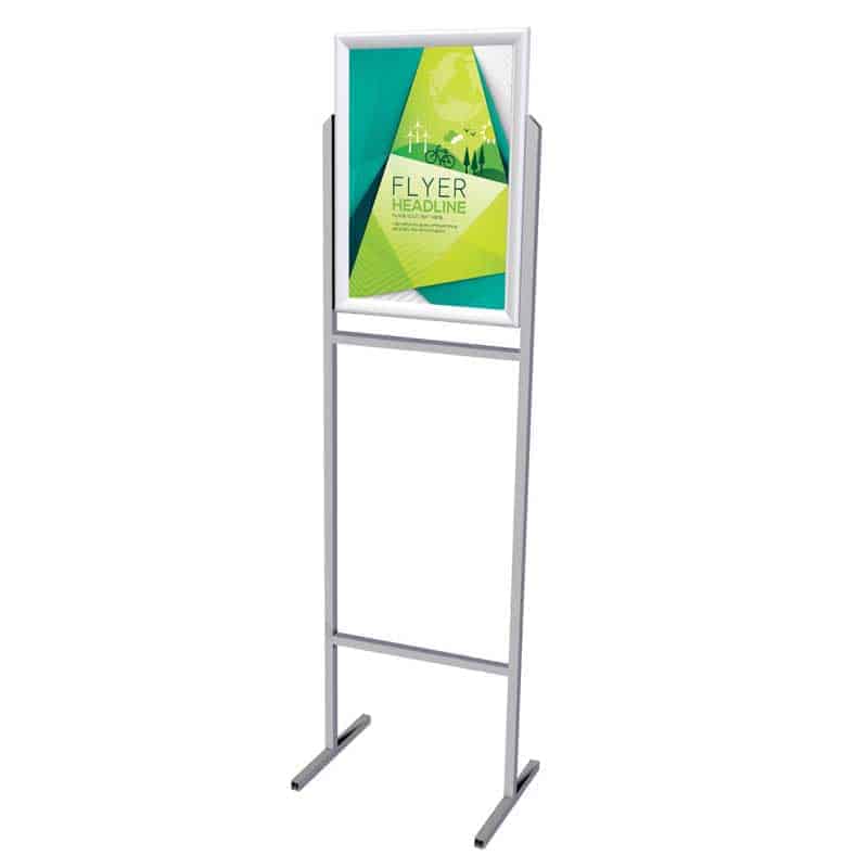 STAND POSTER FRAME STEEL DOUBLE SIDED A2