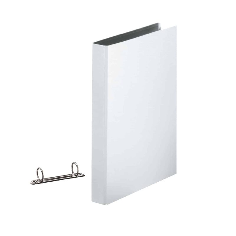 ESSELTE A4 2 Ring Binder 25mm PP White Each