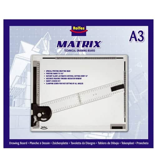 ROLFES TECH DRAWING BOARD A3 MATRIX Park Avenue Stationers