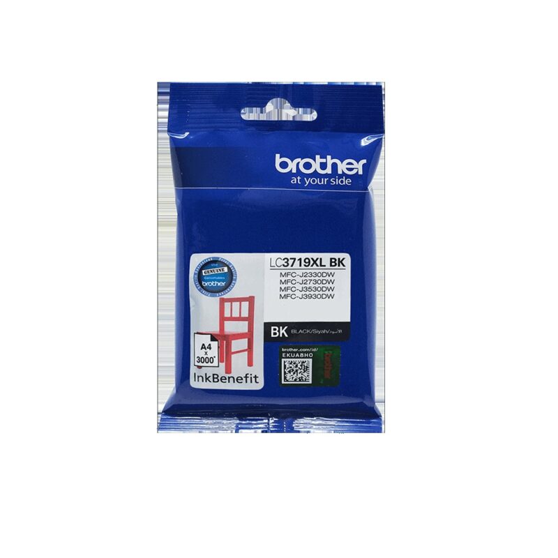 LC3719XL High Yield Black Cartridge for MFCJ3530/ MFCJ3930/ MFCJ2330DW/ MFCJ2730DW BROTHER