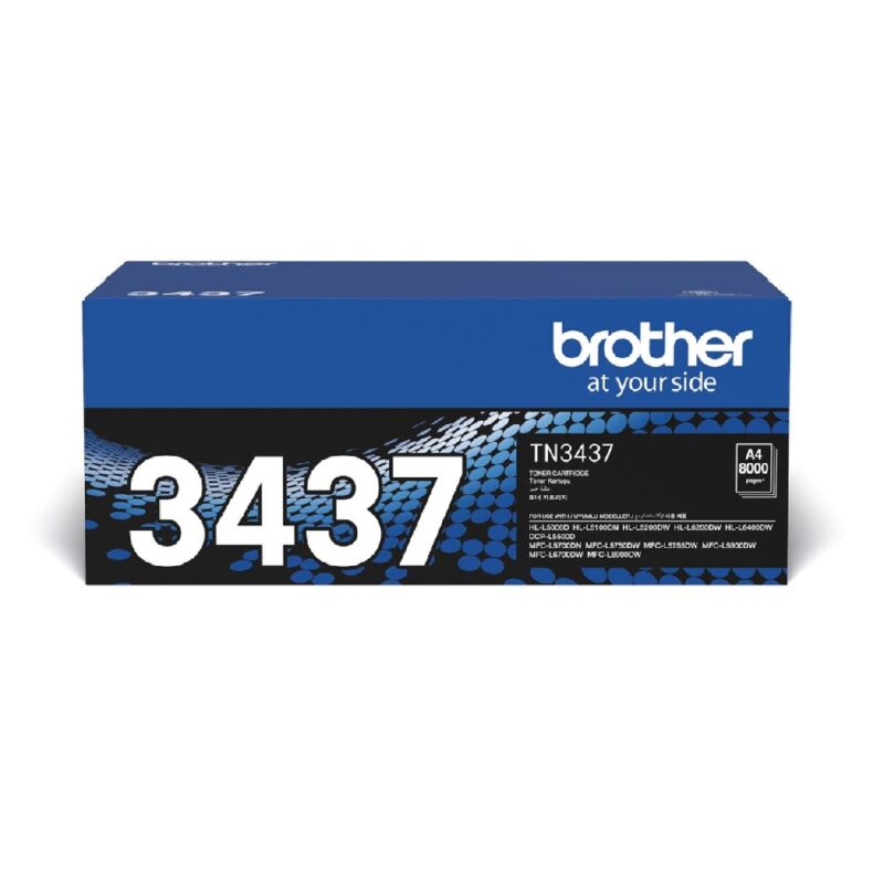 TN-3437 Standard Yield Black Toner Cartridge BROTHER