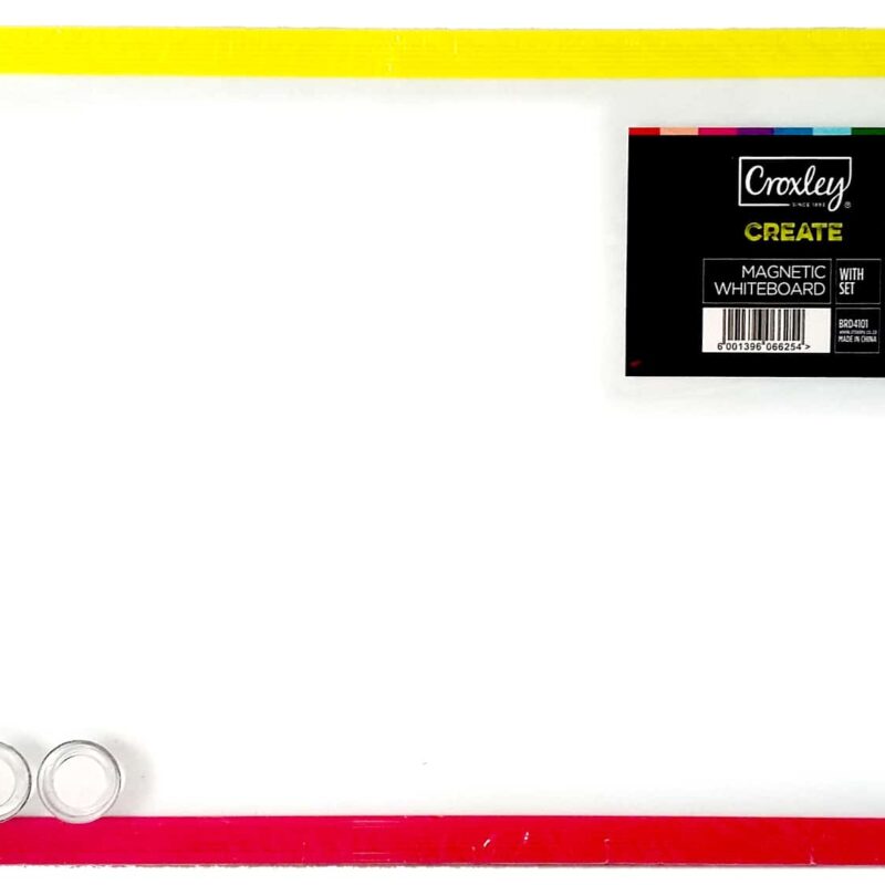 CROXLEY A4 Magnetic Whiteboard set  Each