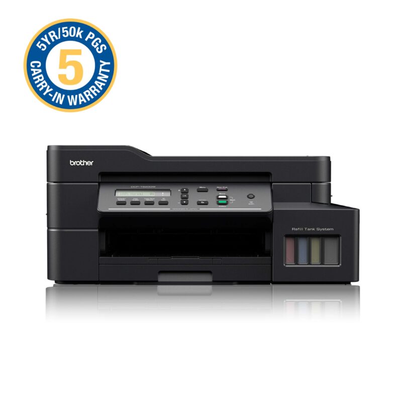 Dcp-t820dw It Brother Ink Tank 3 In 1 Printer 5 Year Carry In Warranty
