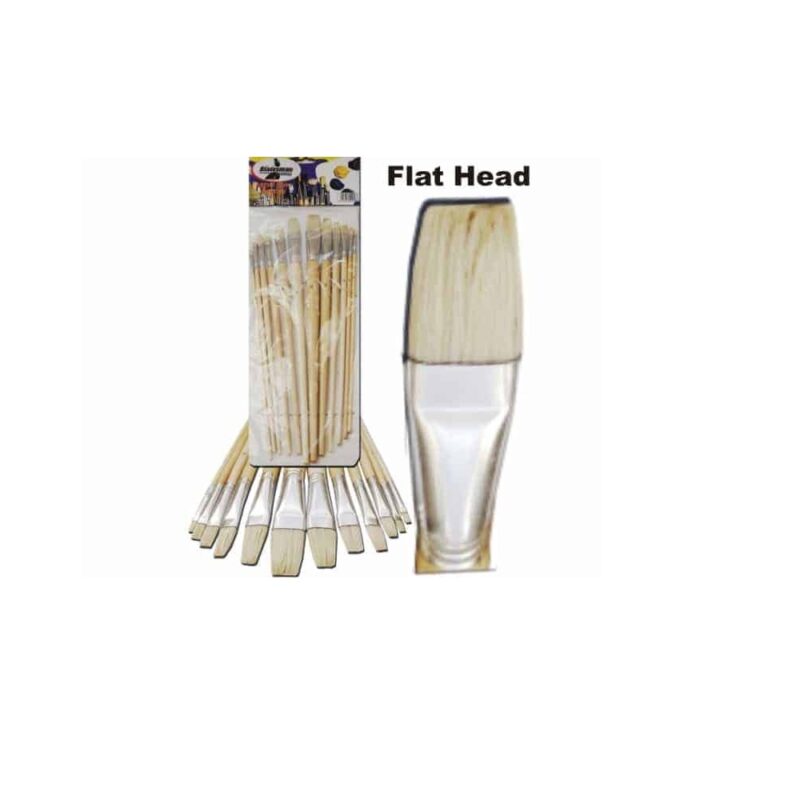 Statesman Art Brushes (Set Of 12) Flat