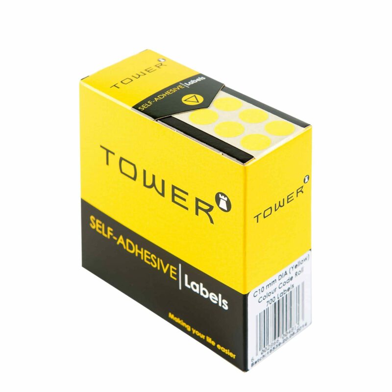 Tower C10 Colour Code Labels Yellow