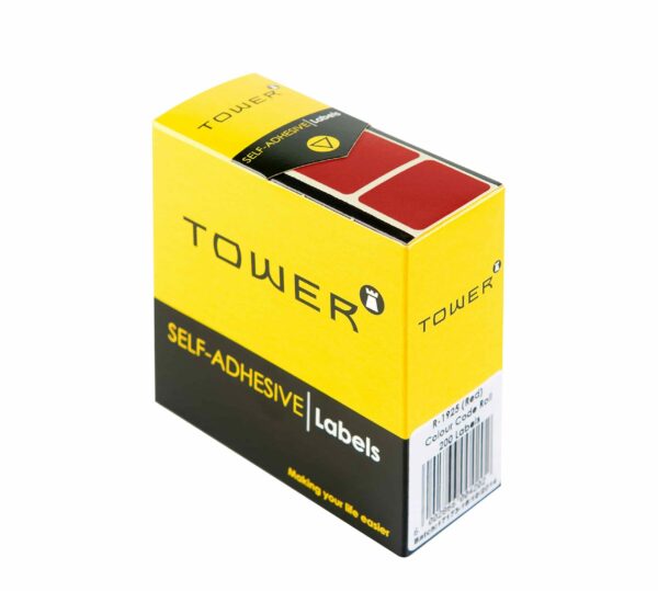 Tower R1925  Colour Code Labels Red
