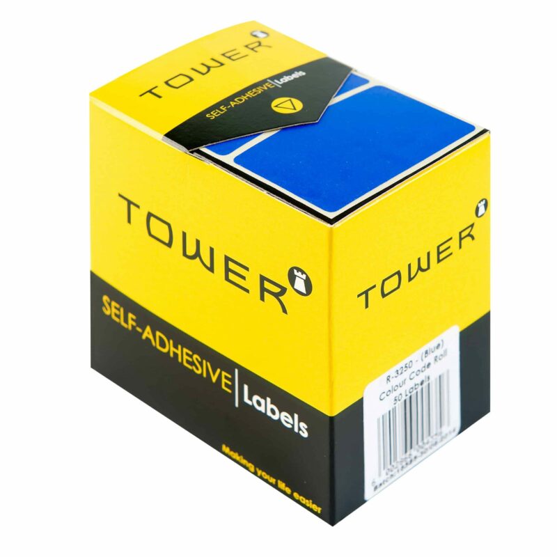 Tower R3250 Colour Code Labels Blue