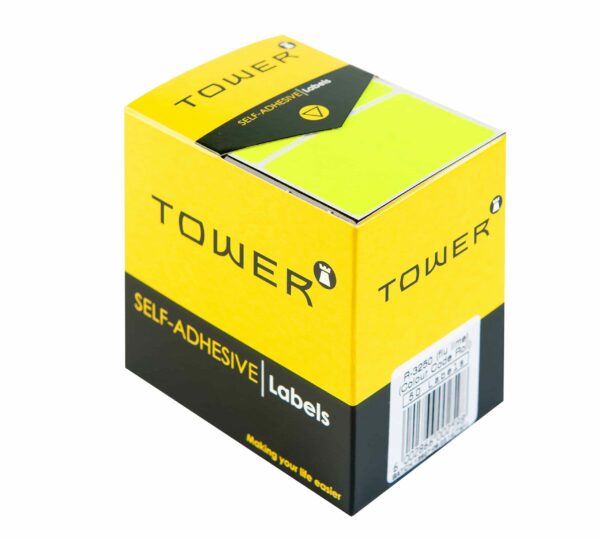 Tower R3250 Colour Code Labels Neon Lime