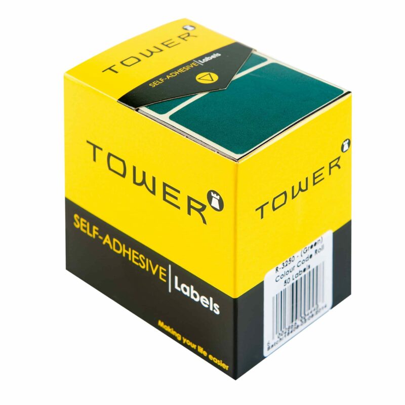Tower R3250 Colour Code Labels Green