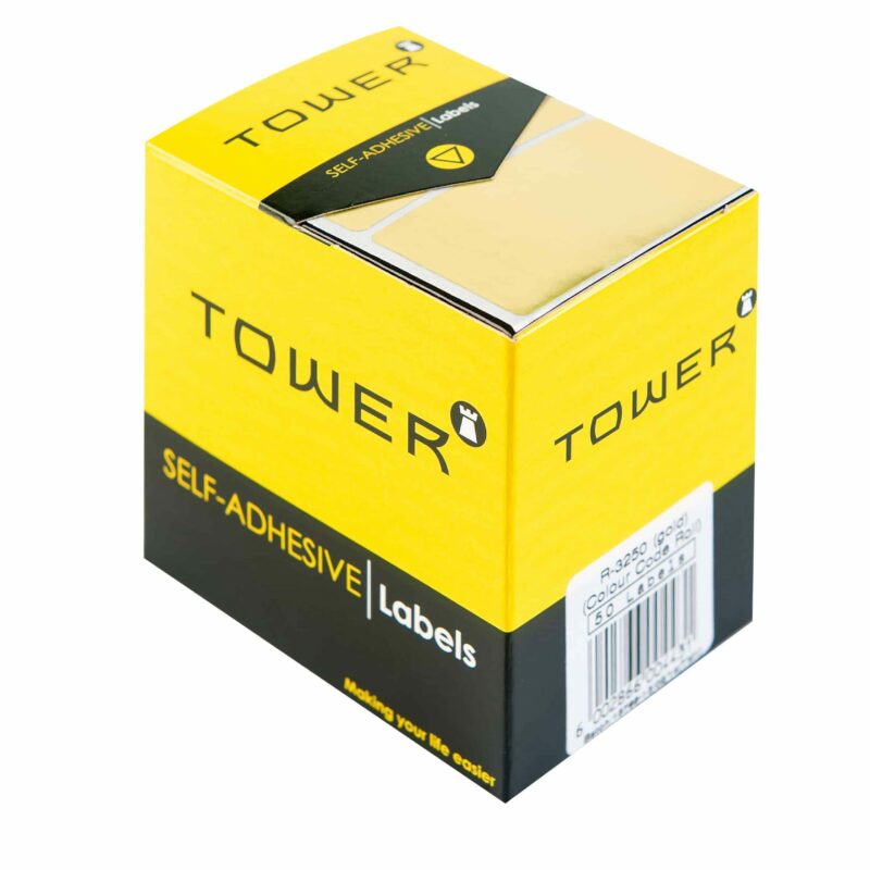 Tower R3250 Colour Code Labels Gold