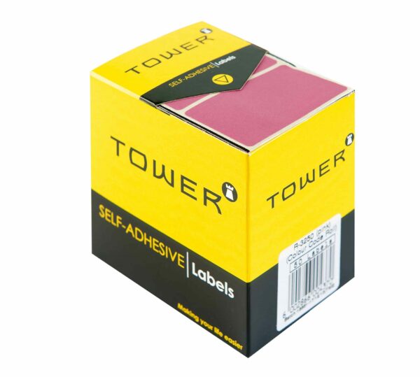 Tower R3250 Colour Code Labels Pink