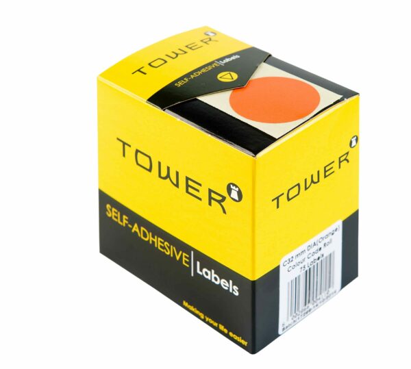 Tower C32 Colour Code Labels Orange
