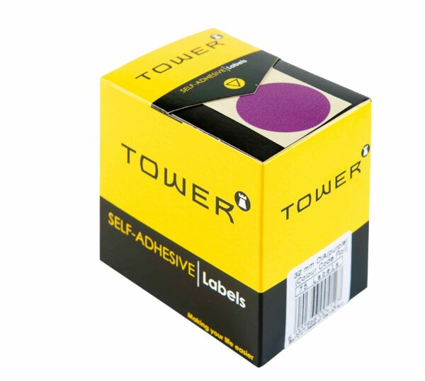 Tower C32 Colour Code Labels Purple