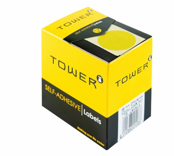Tower C32 Colour Code Labels Yellow