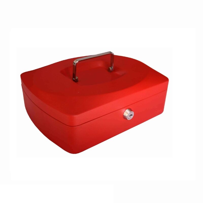 CROXLEY 10" Cash Box Red Each