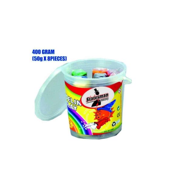 Plasticine Modeling Clay Buckets 8 Colour
