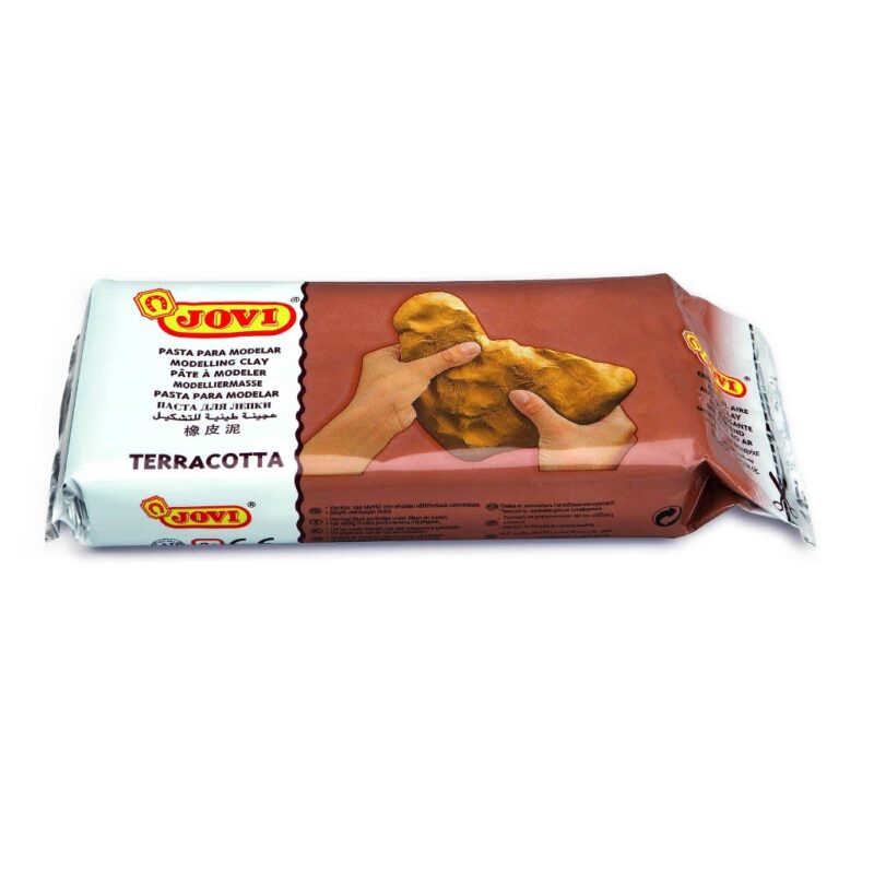 JOVI Air-Hard Modelling Clay 1Kg Terracotta