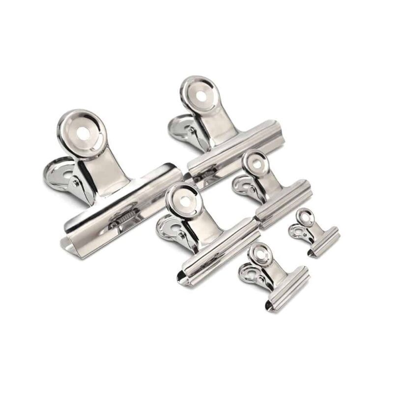 Silver Bulldog Clip 110/120mm