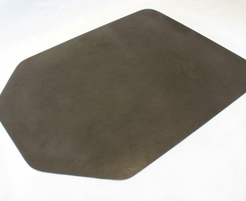 CARPET PROTECTOR NON SLIP GREY TAPERED RECTANGLE 1200 X 900 X 2.75MM