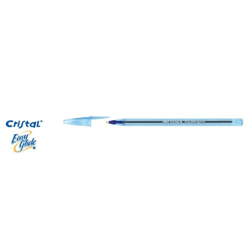 Bic Cristal Easyglide Blue Medium (10pk)