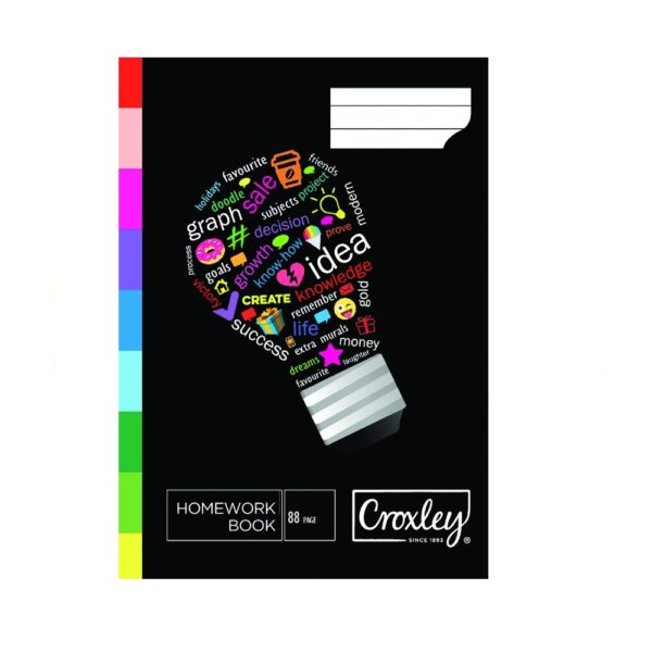 JD274 CROXLEY A5 88 Pg Homework Book Each