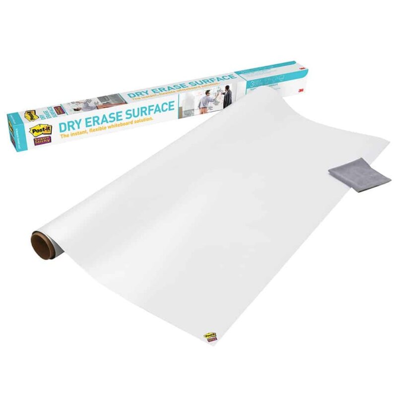 Post-It DEF6X4-EU Dry Erase Film (Free Dusting Cloth) White