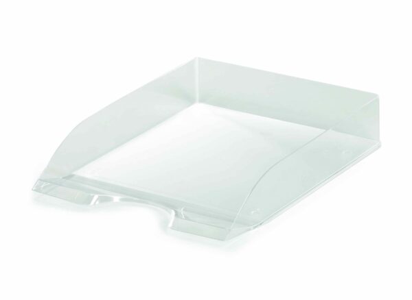 DURABLE A4 Letter Tray Basic Plastic Transparent Each